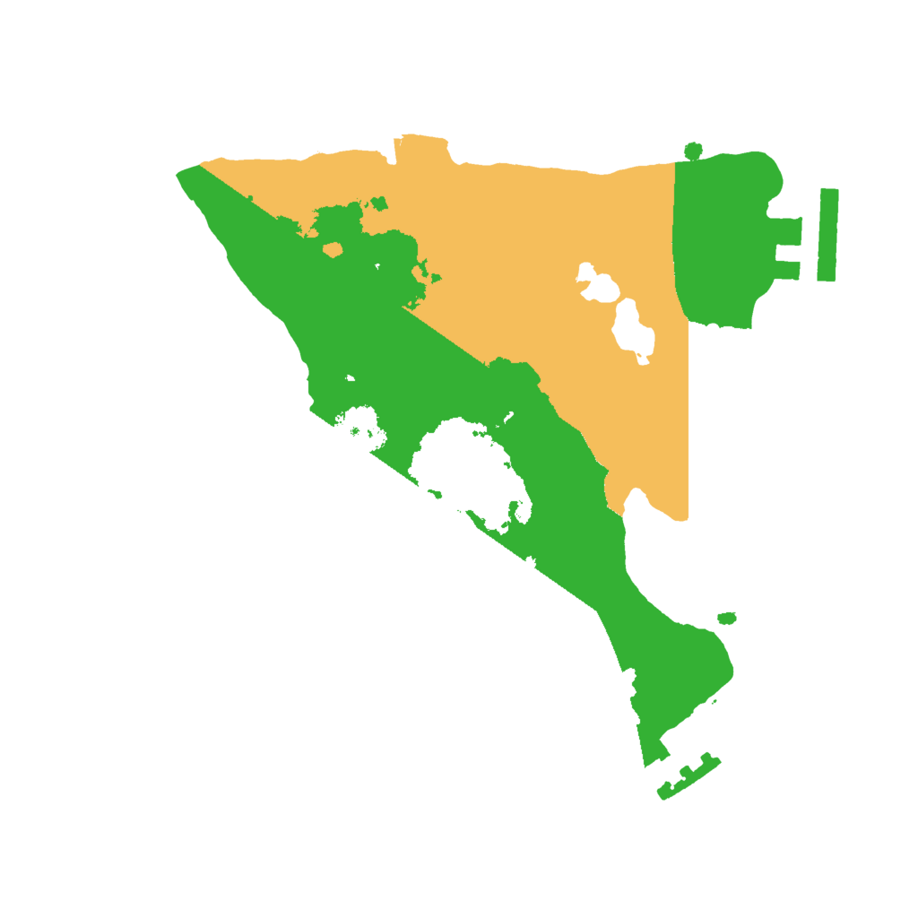 Biome Rust Map: Procedural Map, Size: 2000, Seed: 1558410382