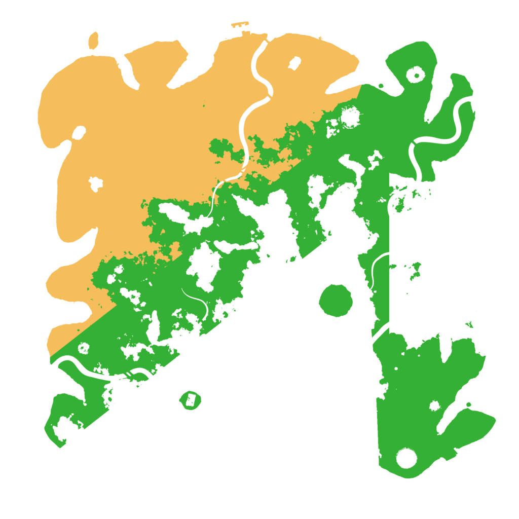 Biome Rust Map: Procedural Map, Size: 4500, Seed: 20260101