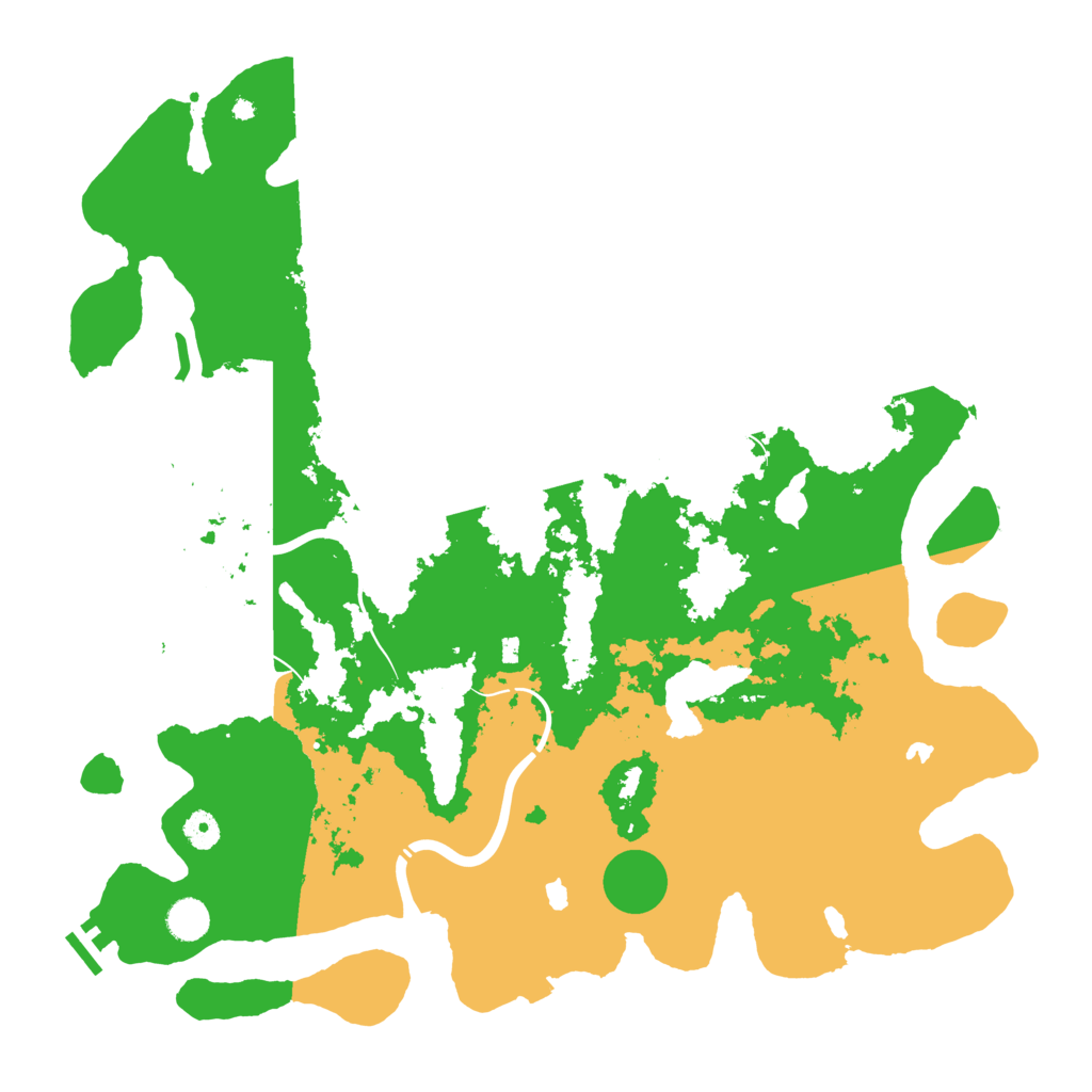 Biome Rust Map: Procedural Map, Size: 4500, Seed: 981535