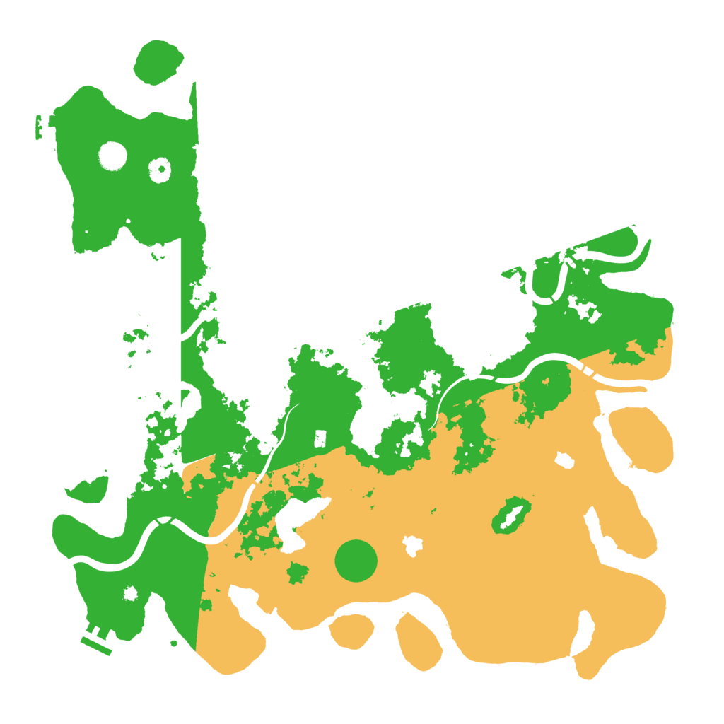 Biome Rust Map: Procedural Map, Size: 4500, Seed: 32769234