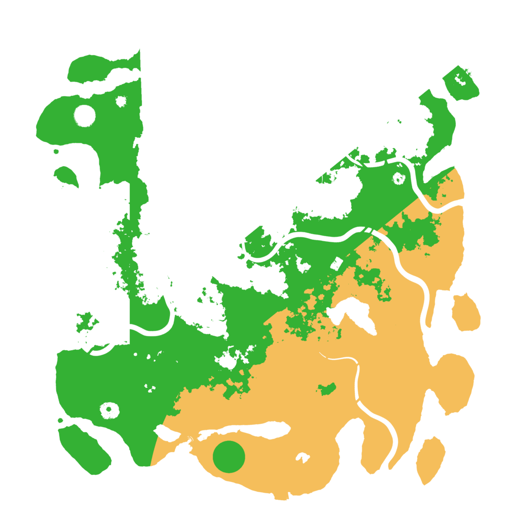 Biome Rust Map: Procedural Map, Size: 4250, Seed: 535695170