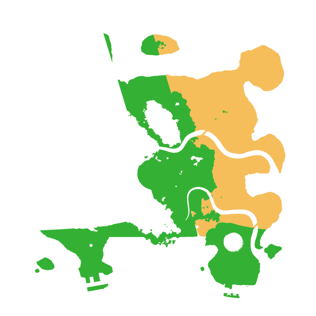 Biome Rust Map: Procedural Map, Size: 3000, Seed: 1276721984