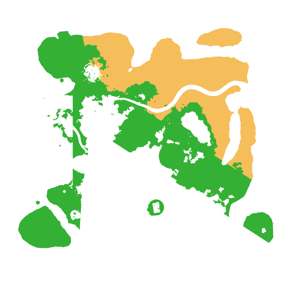 Biome Rust Map: Procedural Map, Size: 3000, Seed: 1050168491