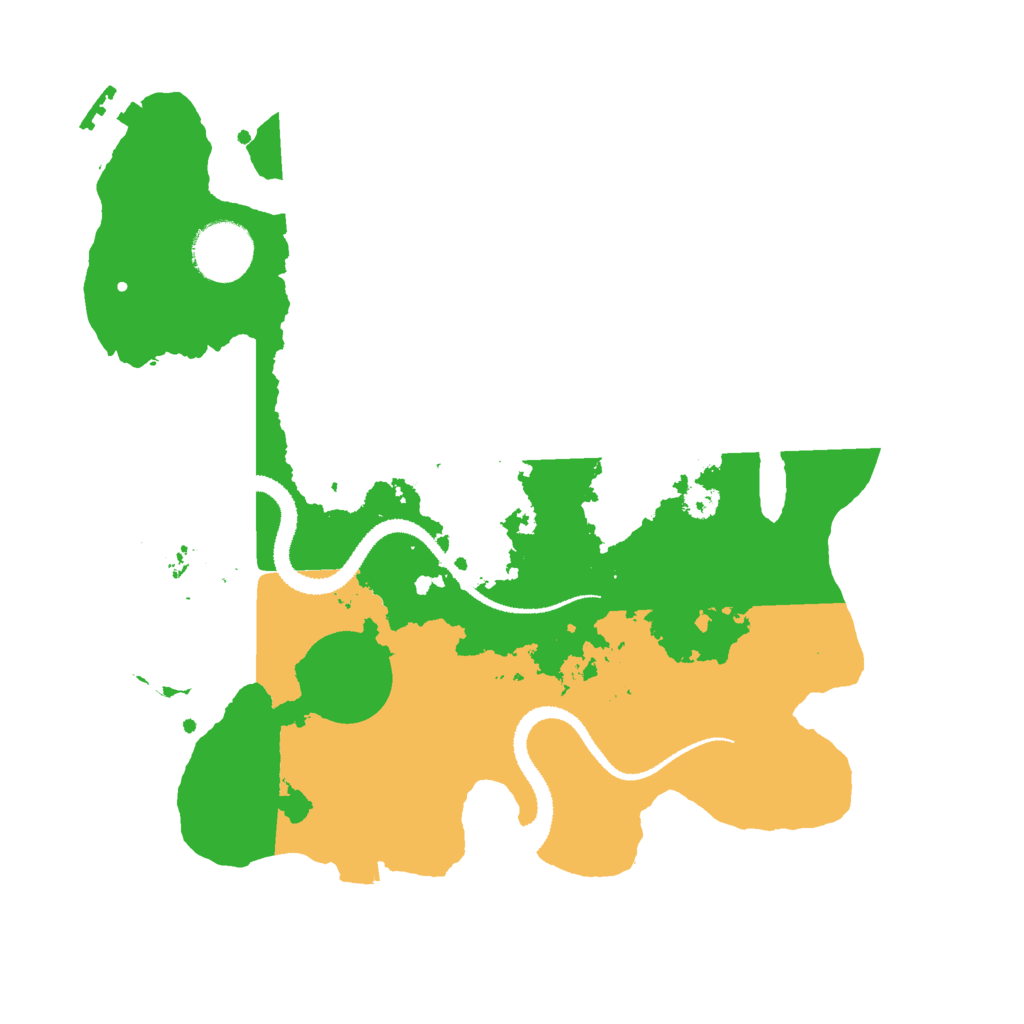 Biome Rust Map: Procedural Map, Size: 3000, Seed: 2294