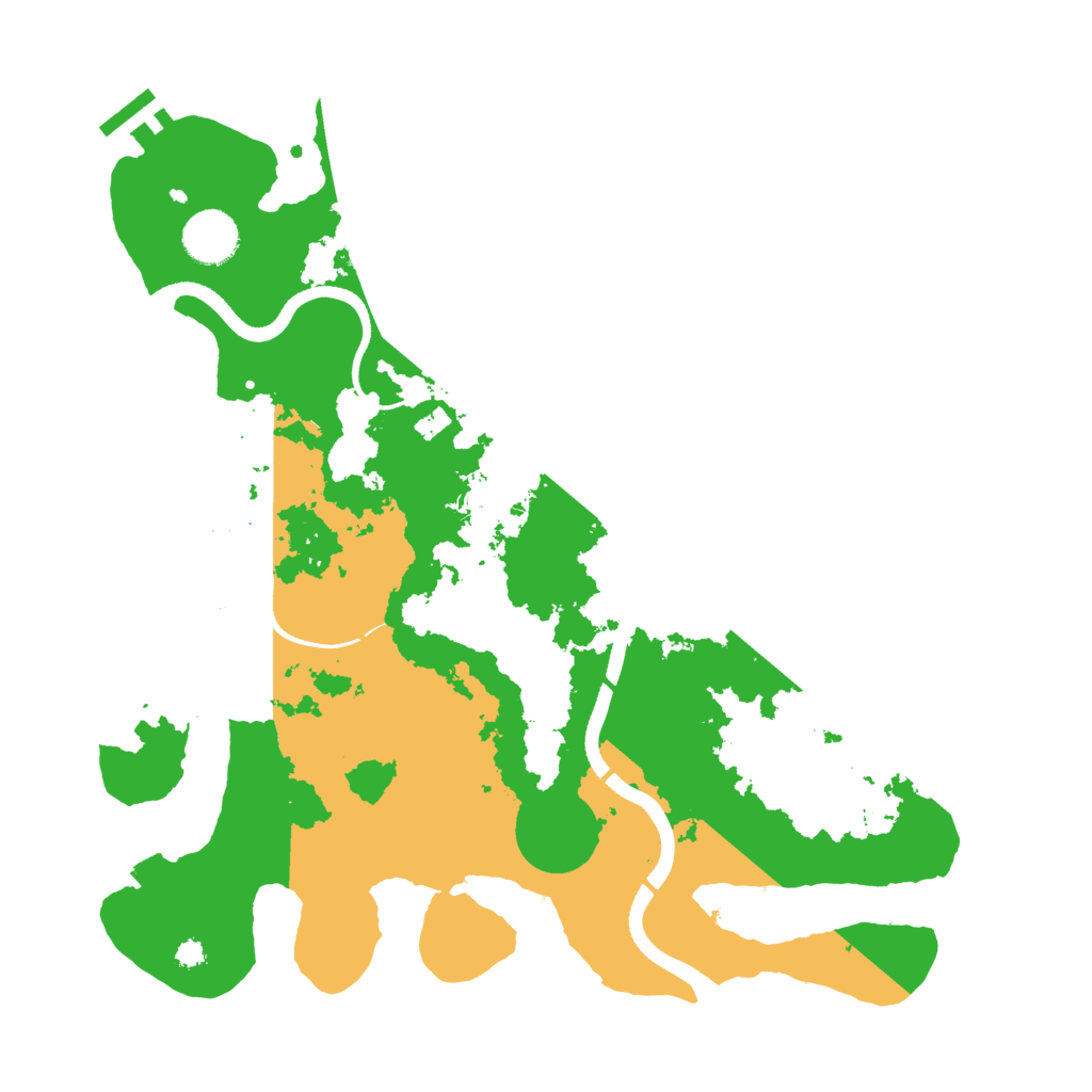 Biome Rust Map: Procedural Map, Size: 3500, Seed: 235549320