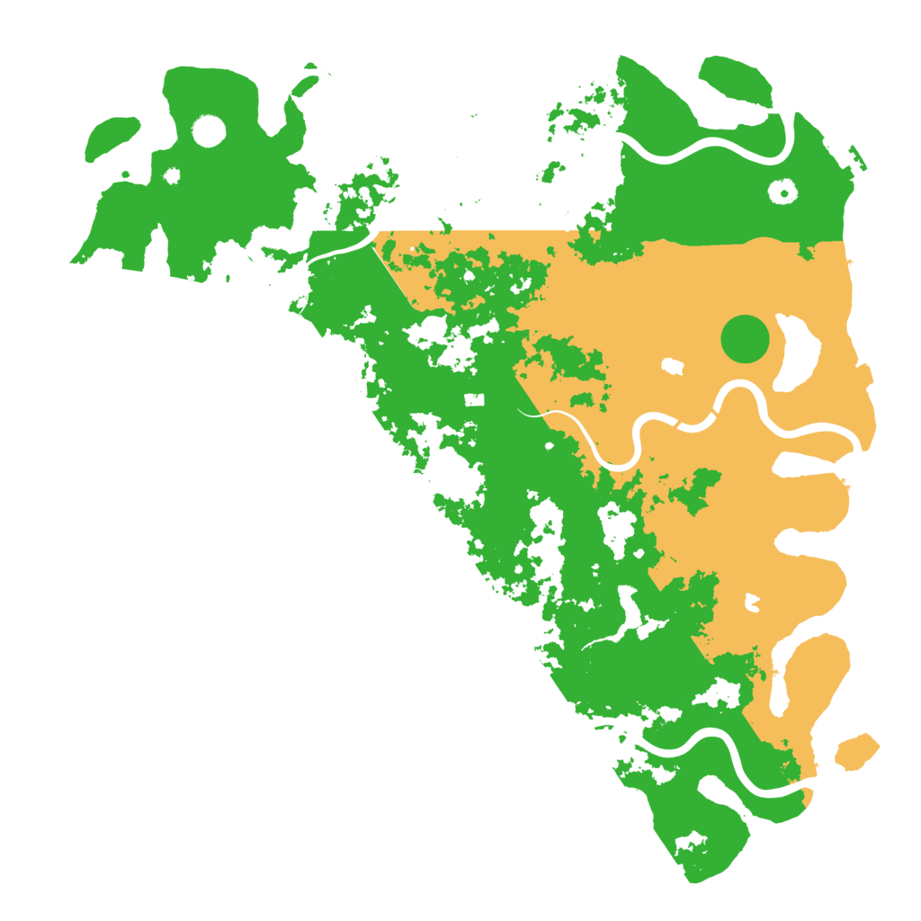 Biome Rust Map: Procedural Map, Size: 5000, Seed: 51468610
