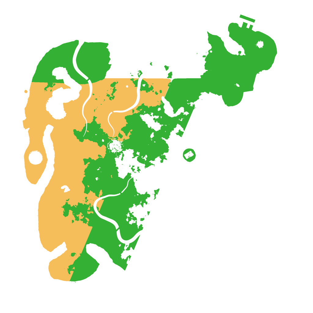 Biome Rust Map: Procedural Map, Size: 4000, Seed: 281837166