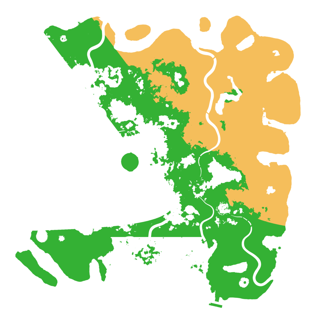 Biome Rust Map: Procedural Map, Size: 4800, Seed: 32989