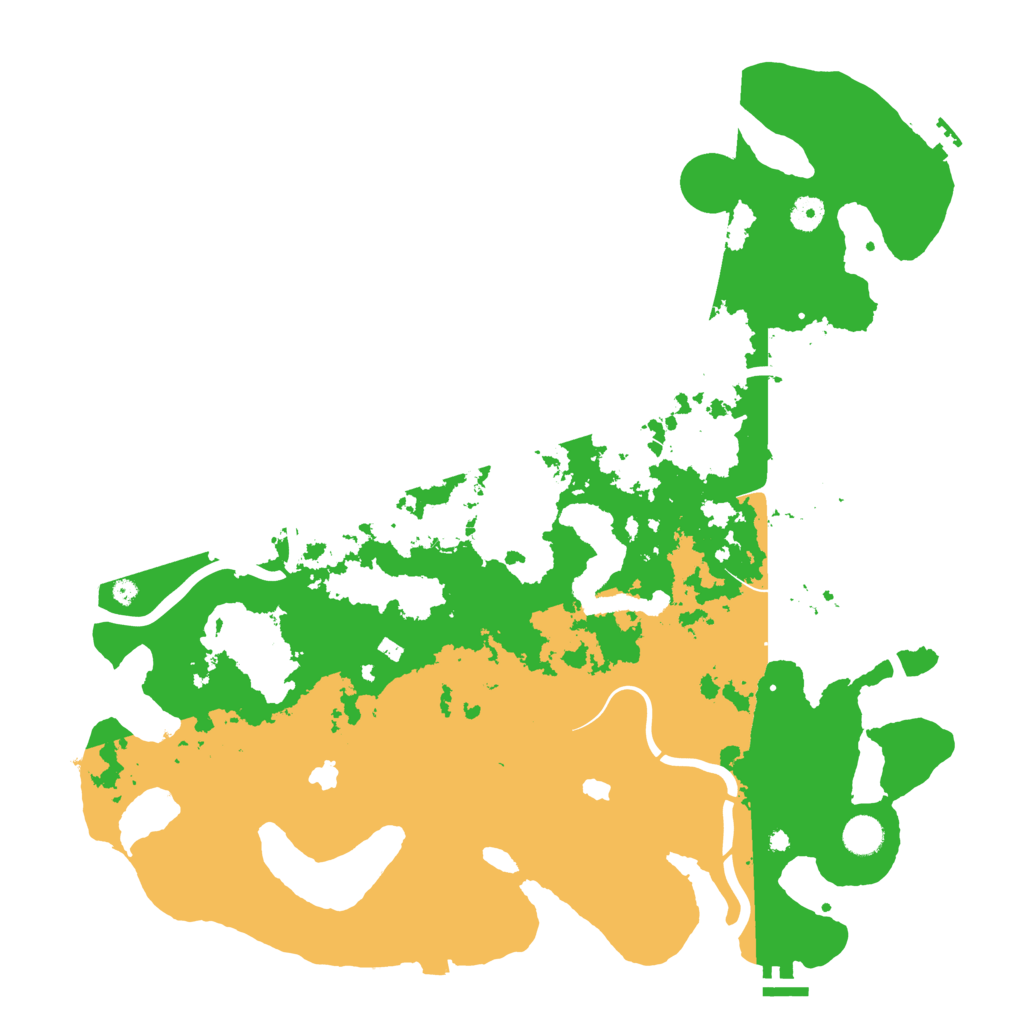 Biome Rust Map: Procedural Map, Size: 4500, Seed: 67388