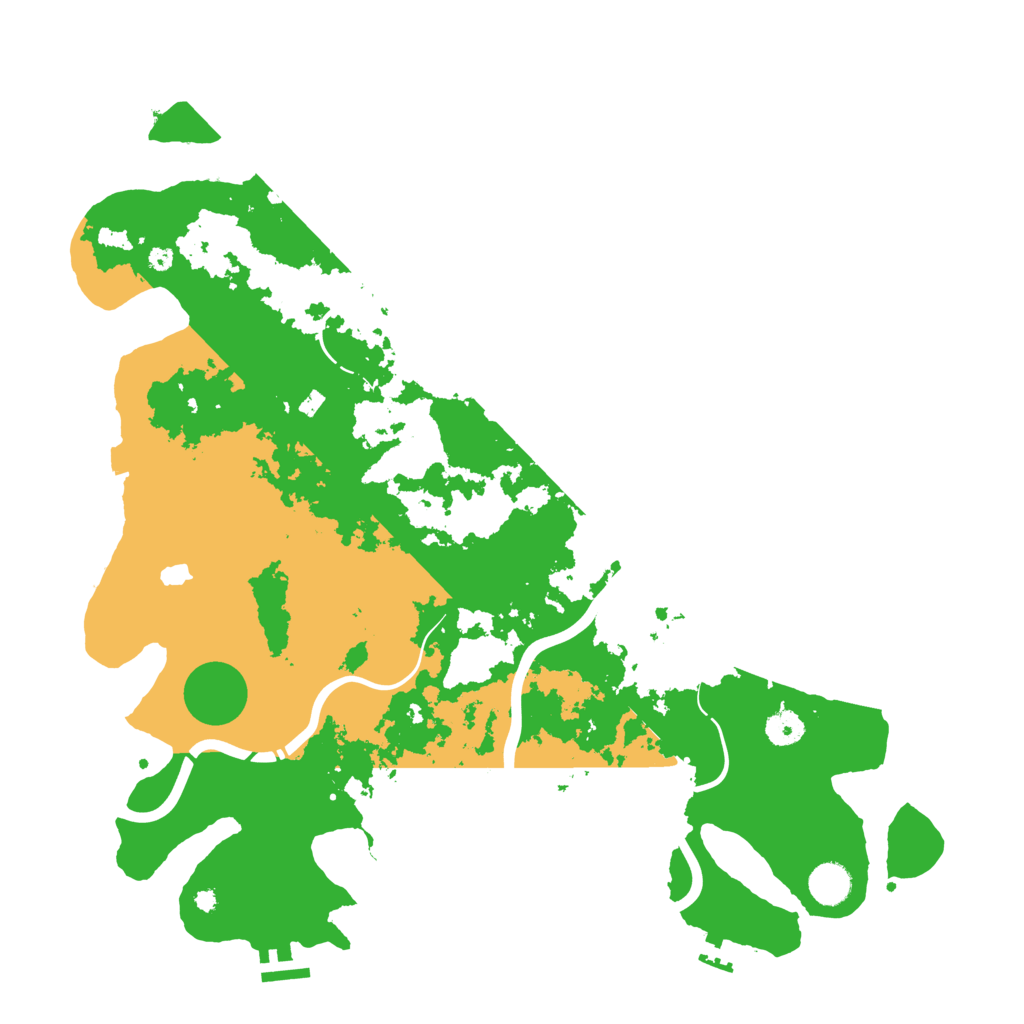 Biome Rust Map: Procedural Map, Size: 4250, Seed: 418401322