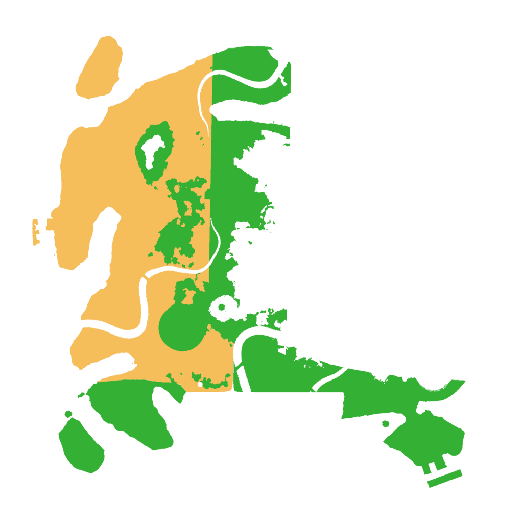 Biome Rust Map: Procedural Map, Size: 3000, Seed: 283656362