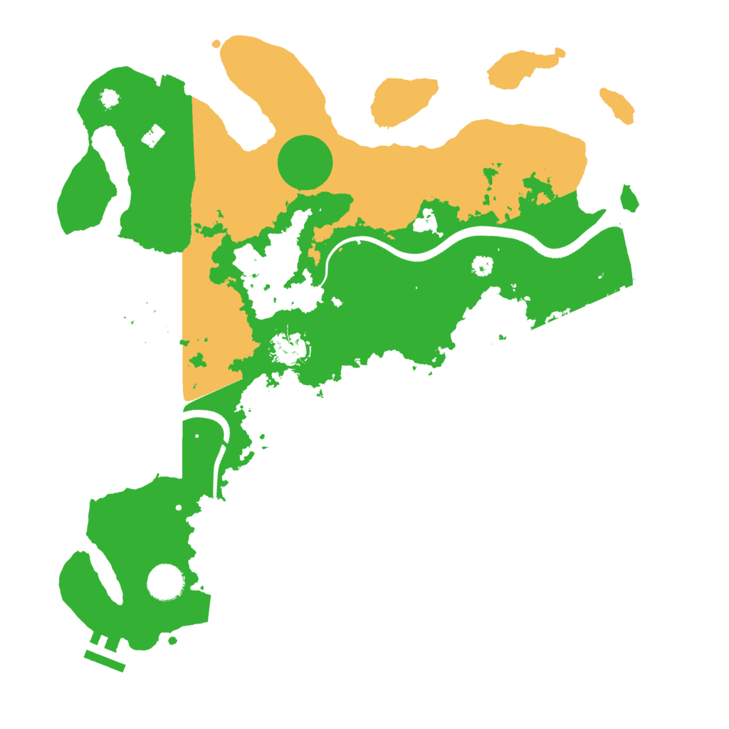 Biome Rust Map: Procedural Map, Size: 3500, Seed: 733410877