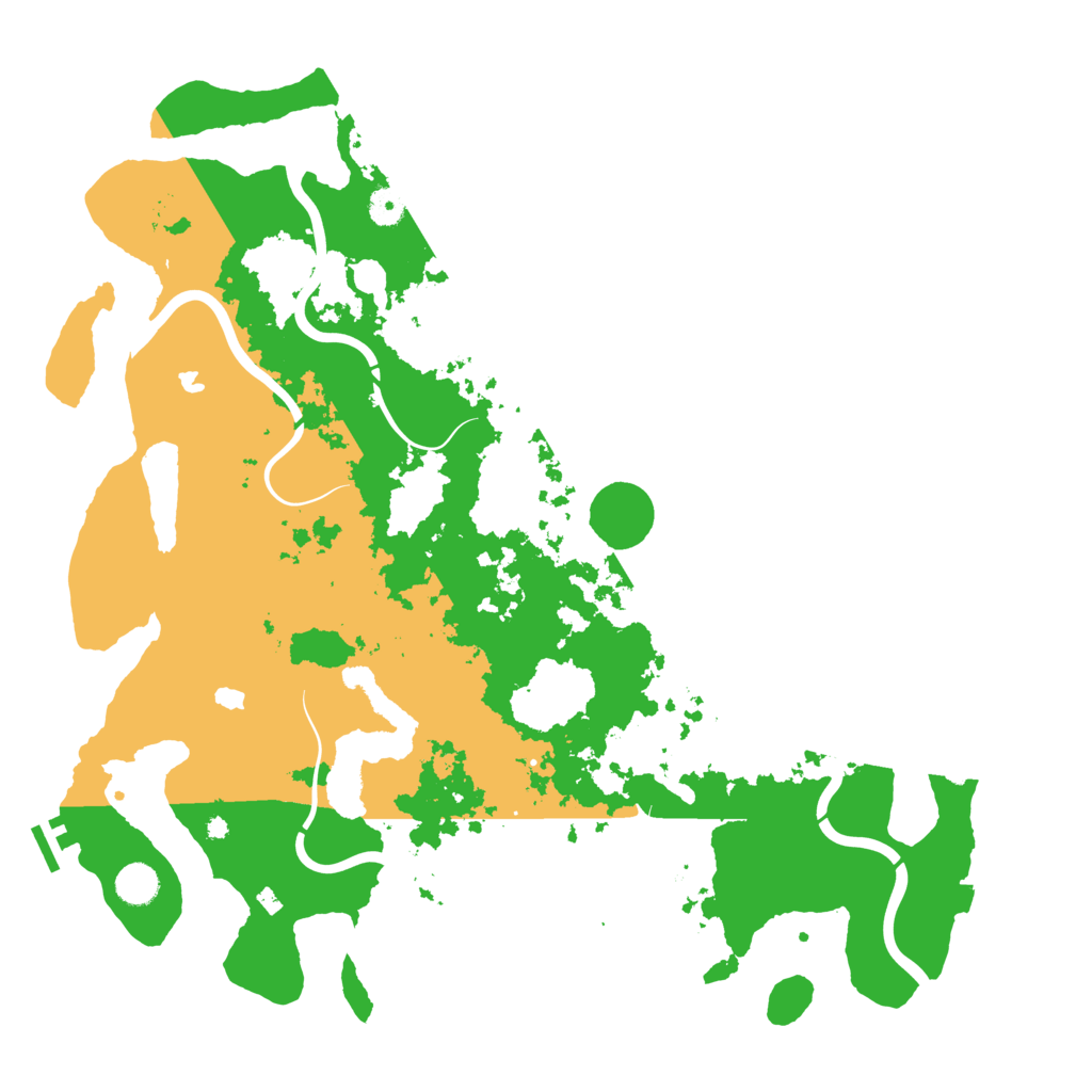 Biome Rust Map: Procedural Map, Size: 4500, Seed: 1419157462