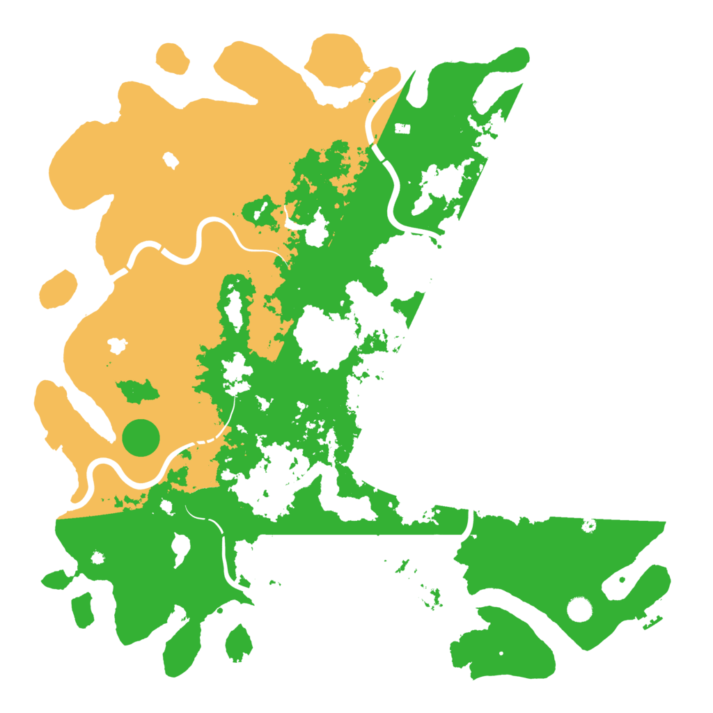 Biome Rust Map: Procedural Map, Size: 5000, Seed: 1652328172