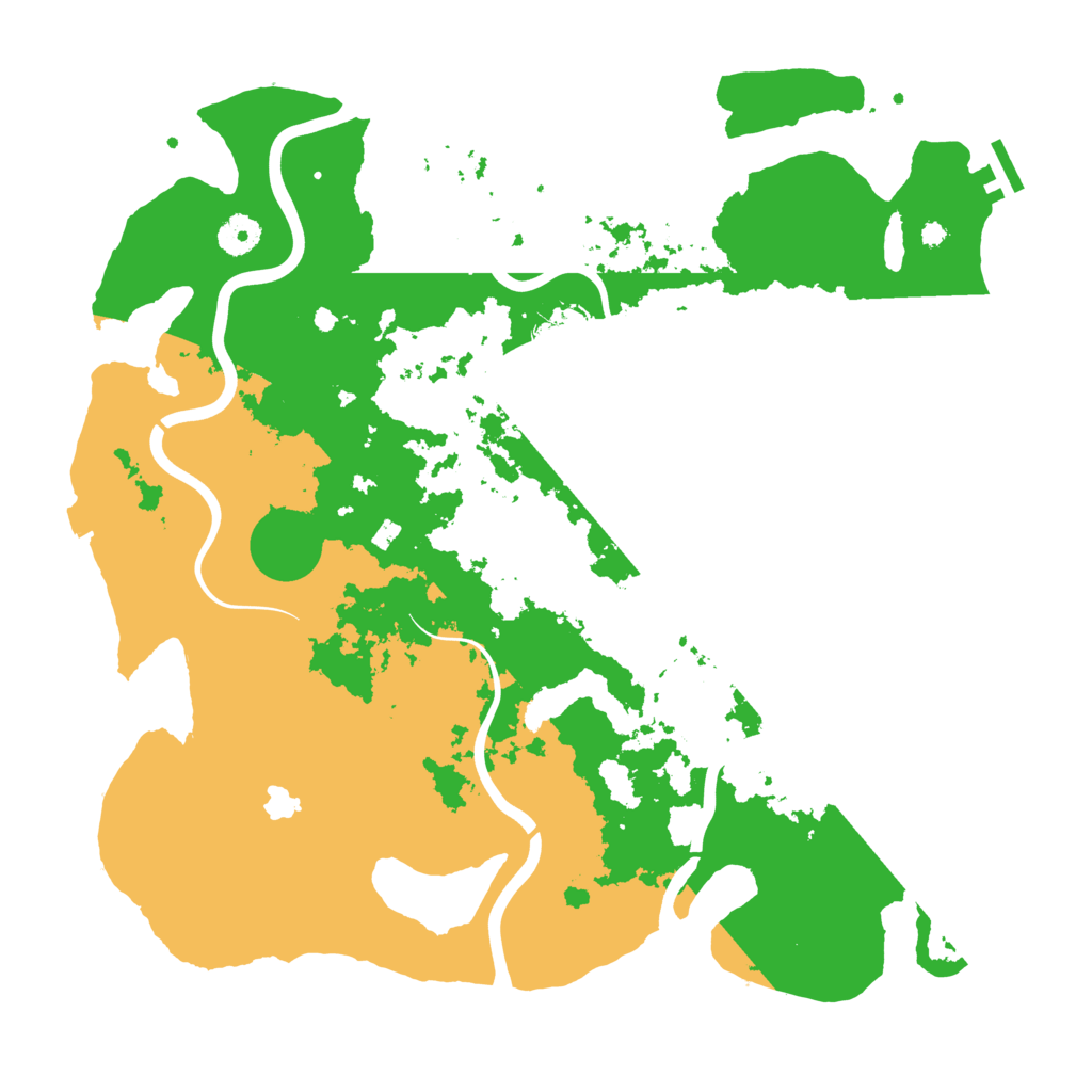 Biome Rust Map: Procedural Map, Size: 4000, Seed: 1386408760
