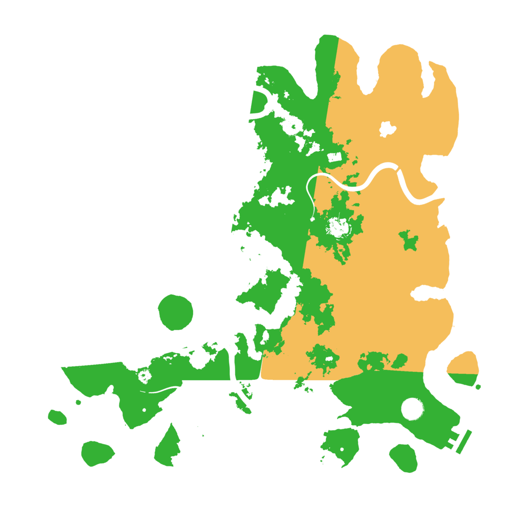 Biome Rust Map: Procedural Map, Size: 4000, Seed: 1023