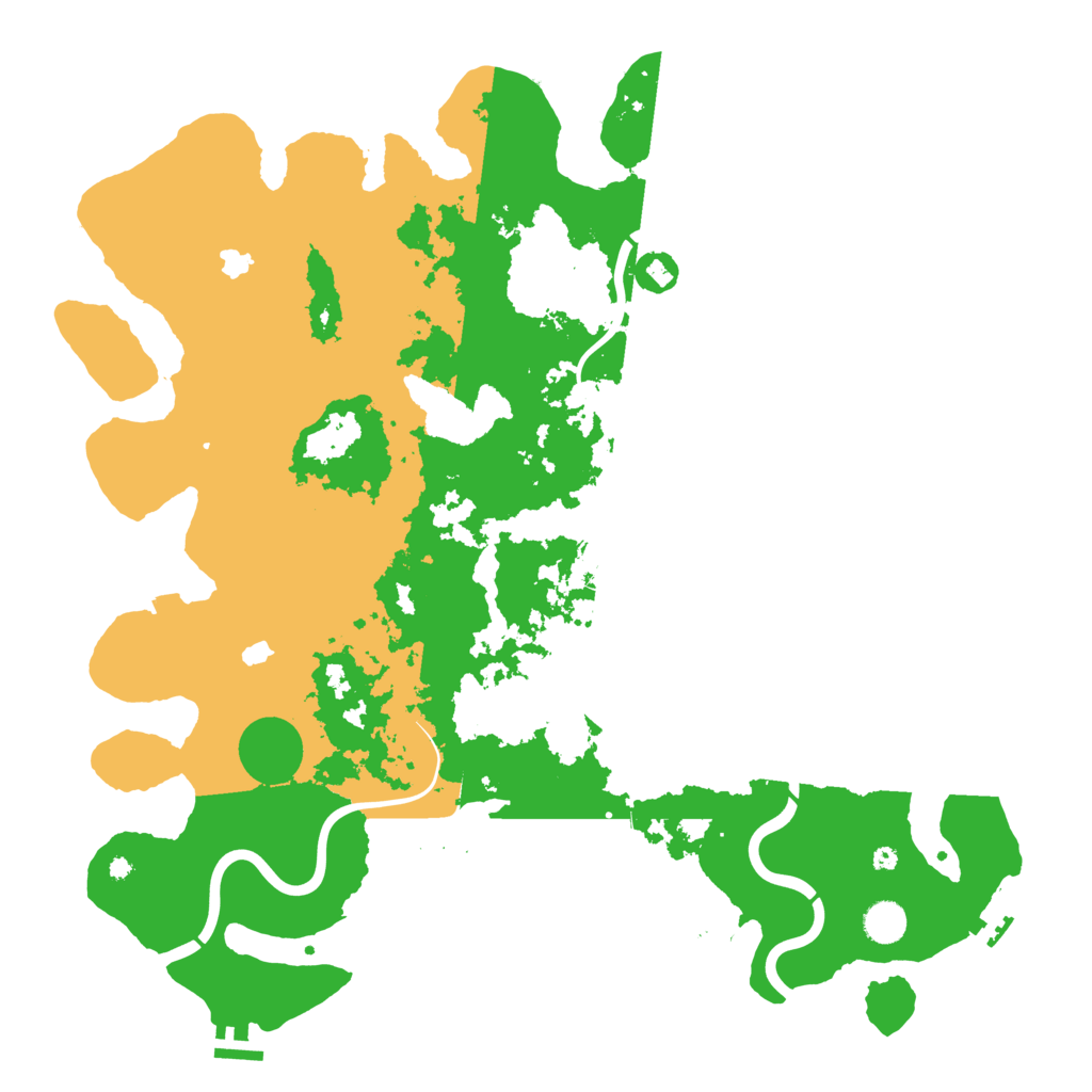 Biome Rust Map: Procedural Map, Size: 4500, Seed: 565648756