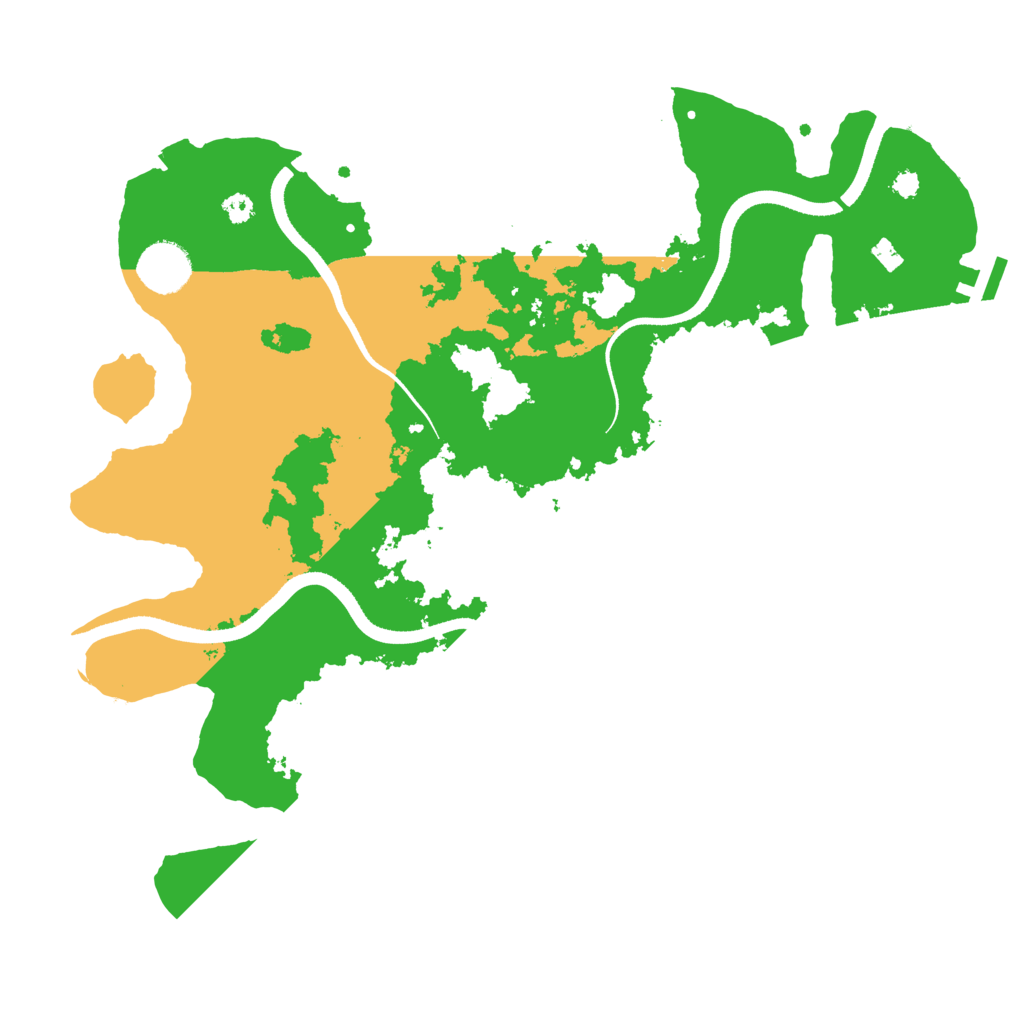 Biome Rust Map: Procedural Map, Size: 3500, Seed: 1051379629