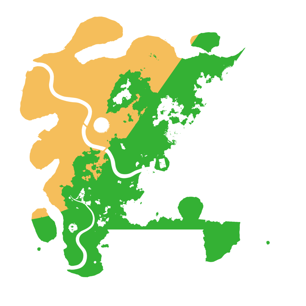 Biome Rust Map: Procedural Map, Size: 3500, Seed: 948345788