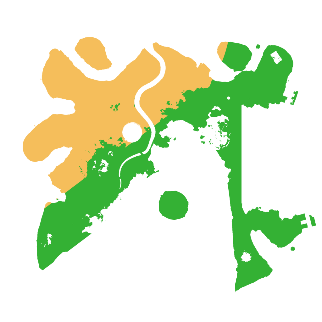 Biome Rust Map: Procedural Map, Size: 3000, Seed: 6421835