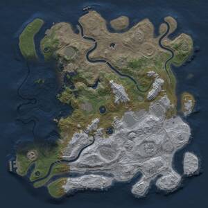 Thumbnail Rust Map: Procedural Map, Size: 4250, Seed: 925507997, 16 Monuments