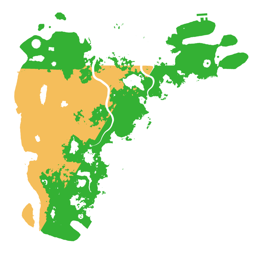 Biome Rust Map: Procedural Map, Size: 5000, Seed: 2051907251