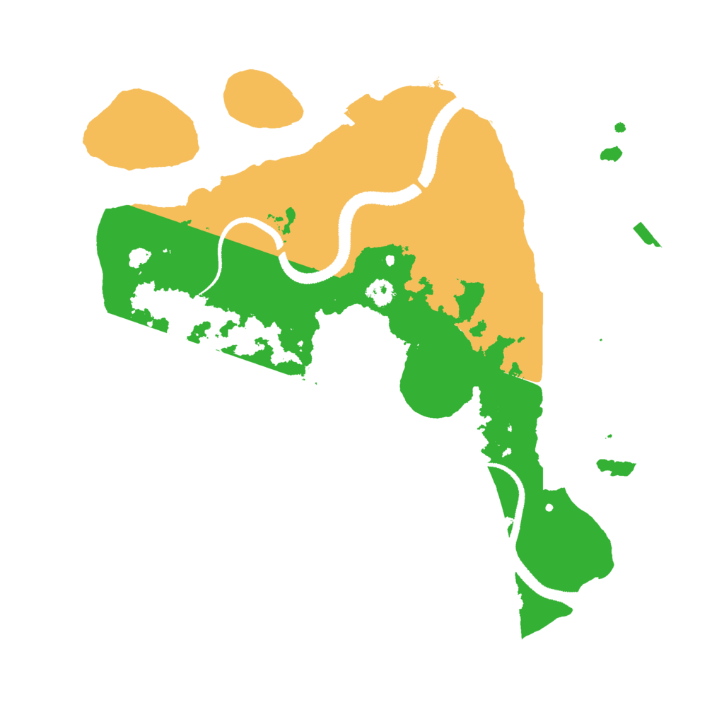 Biome Rust Map: Procedural Map, Size: 2750, Seed: 2077379611