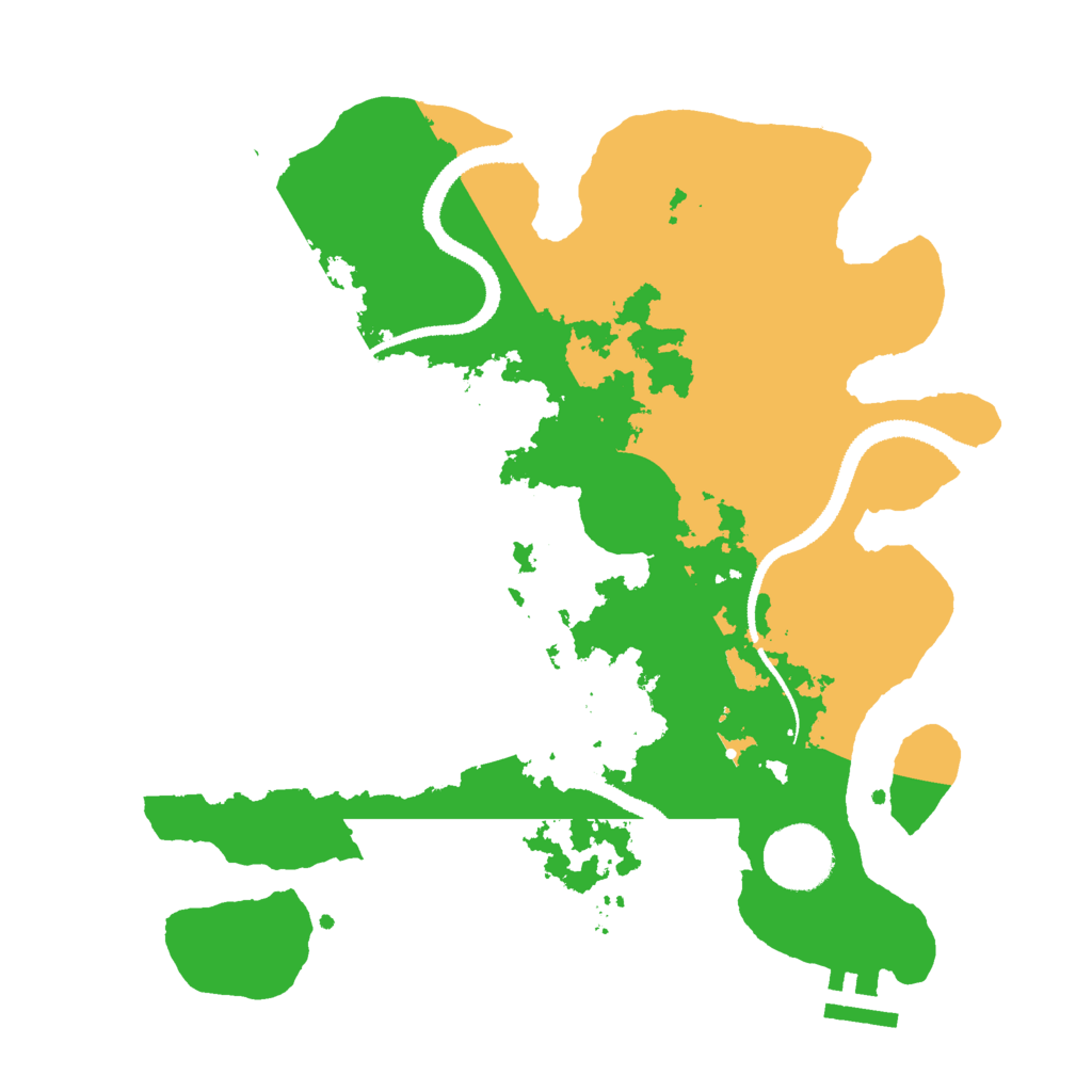 Biome Rust Map: Procedural Map, Size: 3000, Seed: 1441554711