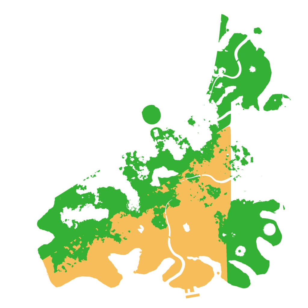 Biome Rust Map: Procedural Map, Size: 4500, Seed: 926726484