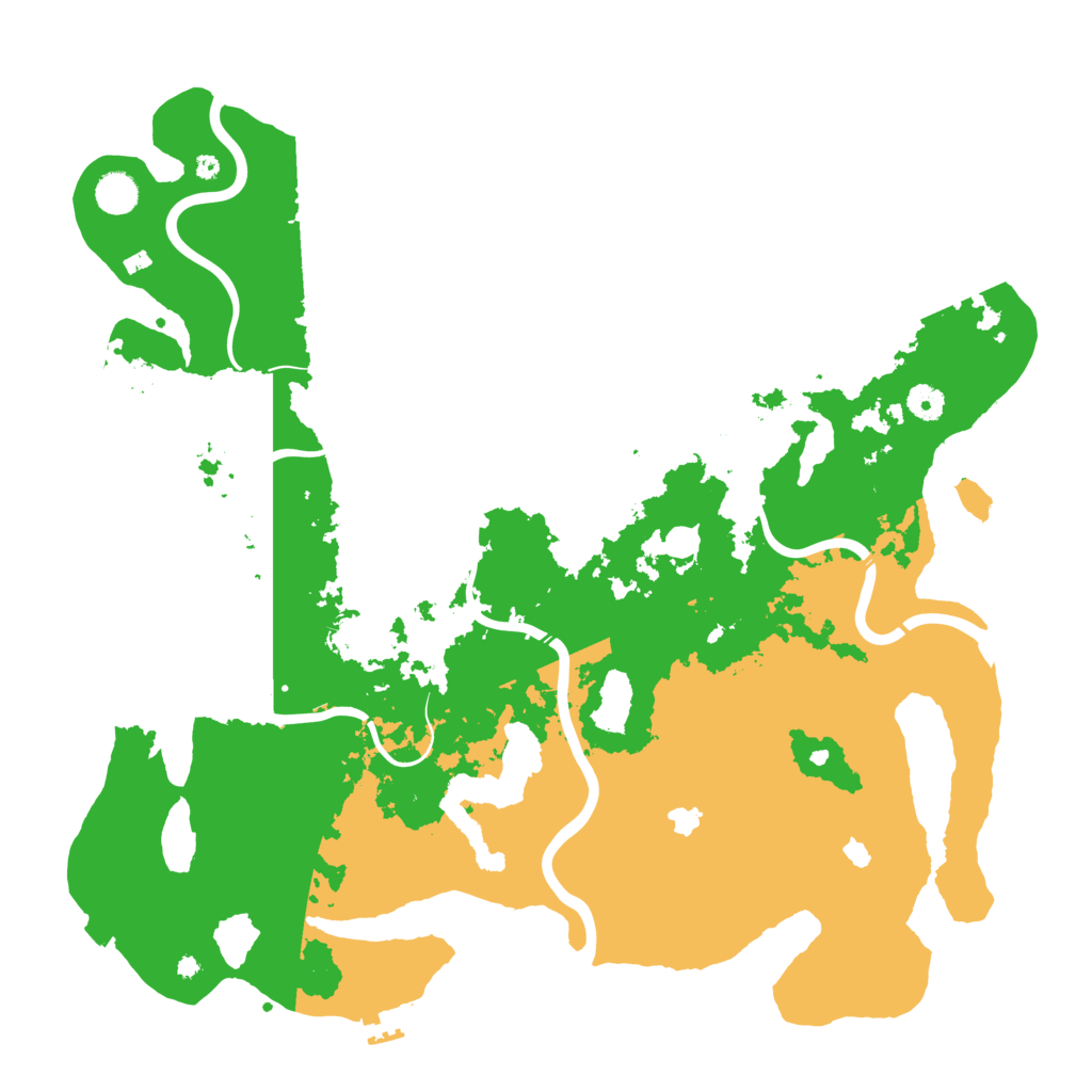 Biome Rust Map: Procedural Map, Size: 4500, Seed: 1176777694