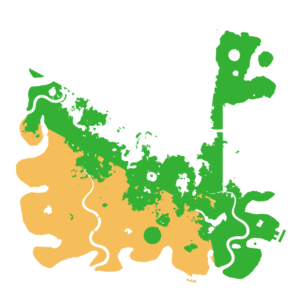 Biome Rust Map: Procedural Map, Size: 4500, Seed: 877478936