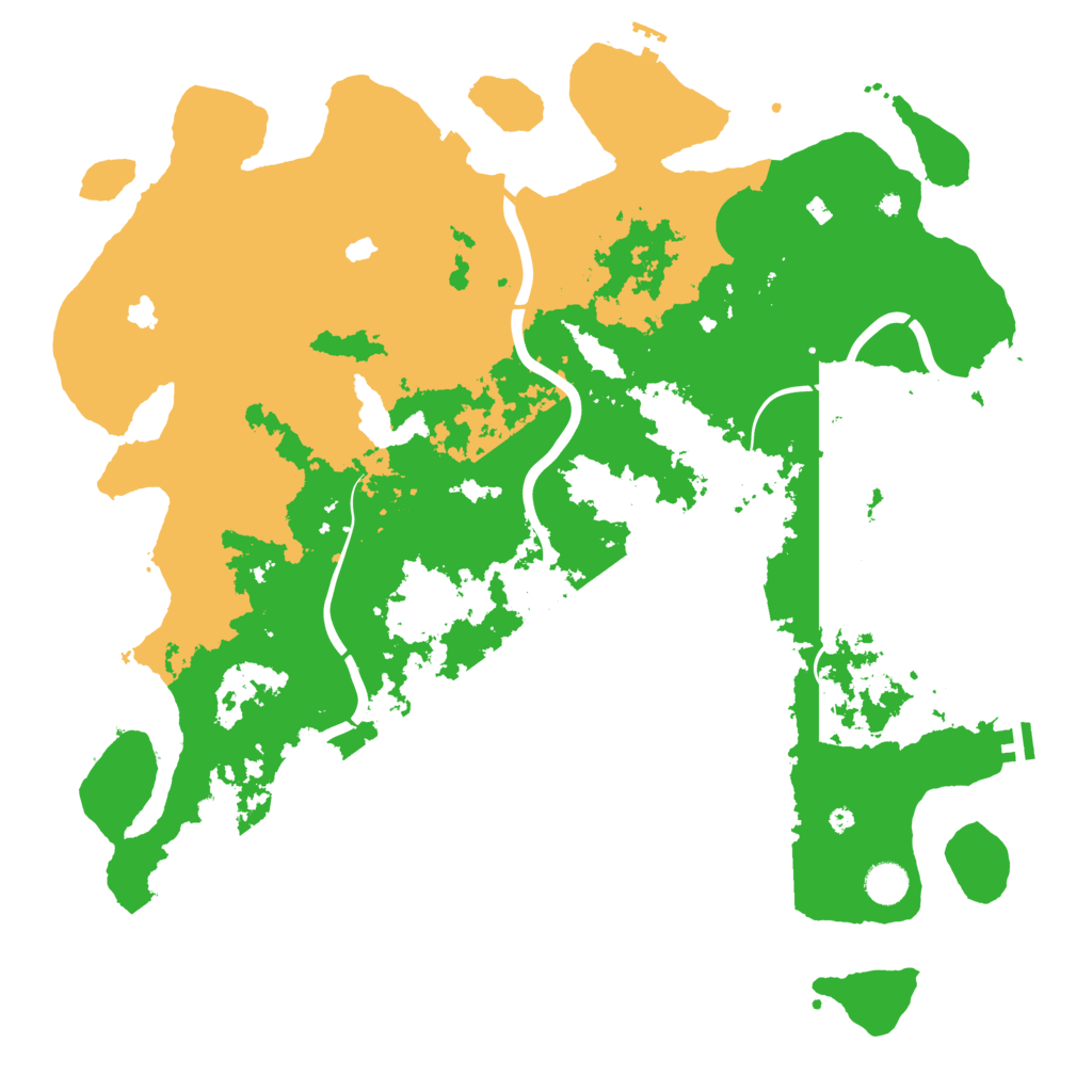Biome Rust Map: Procedural Map, Size: 4500, Seed: 360704981