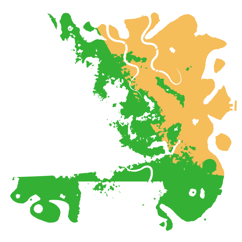 Biome Rust Map: Procedural Map, Size: 4800, Seed: 289534600