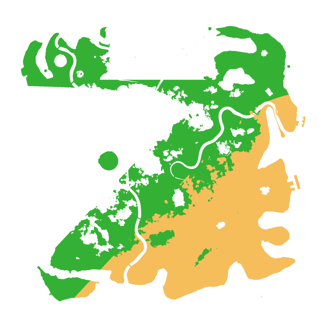 Biome Rust Map: Procedural Map, Size: 4500, Seed: 1949916264