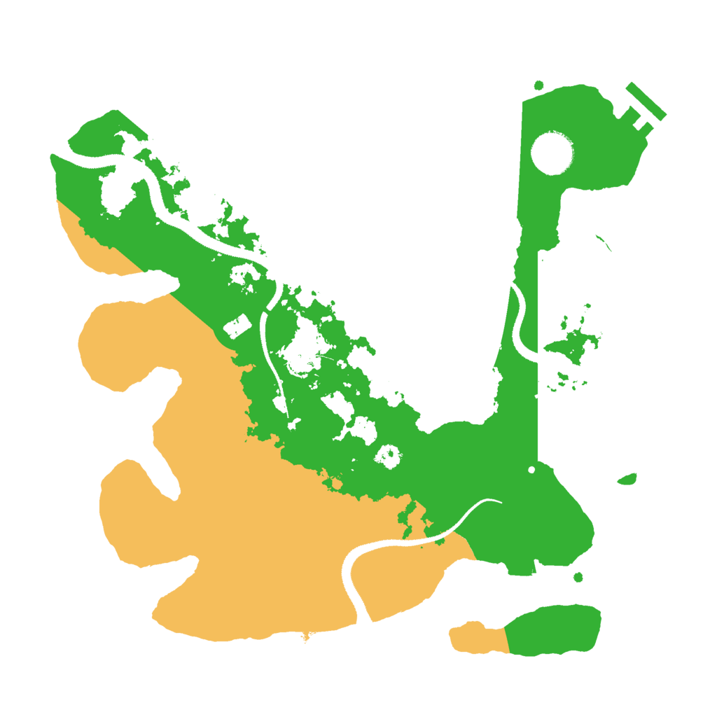 Biome Rust Map: Procedural Map, Size: 3000, Seed: 694659127