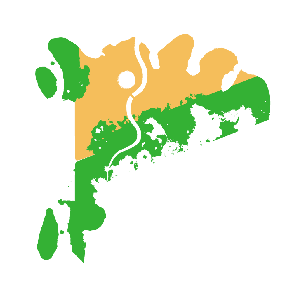 Biome Rust Map: Procedural Map, Size: 3000, Seed: 3111
