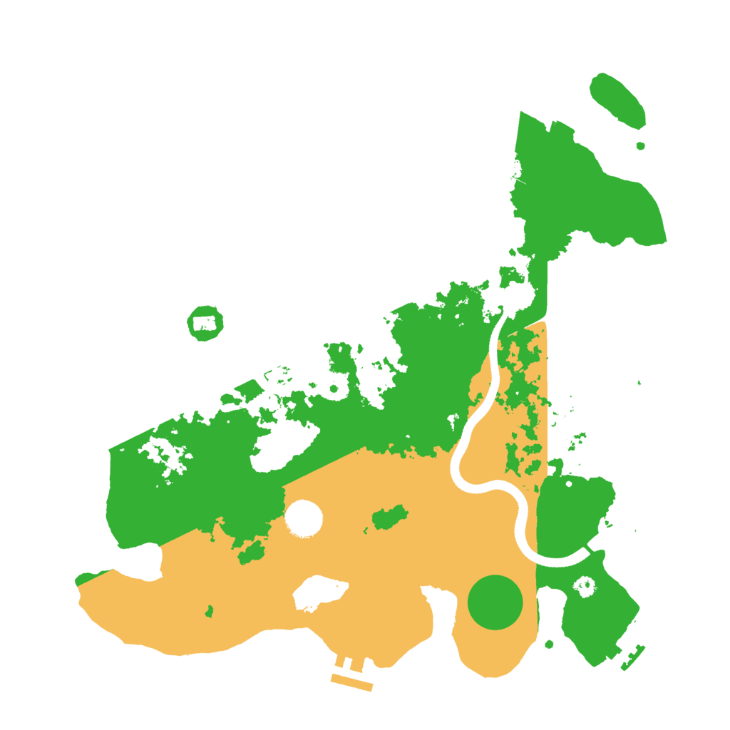 Biome Rust Map: Procedural Map, Size: 3500, Seed: 1722723601