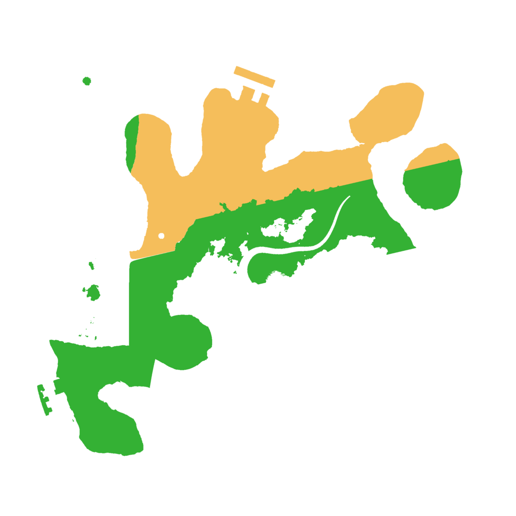 Biome Rust Map: Procedural Map, Size: 2500, Seed: 2354252