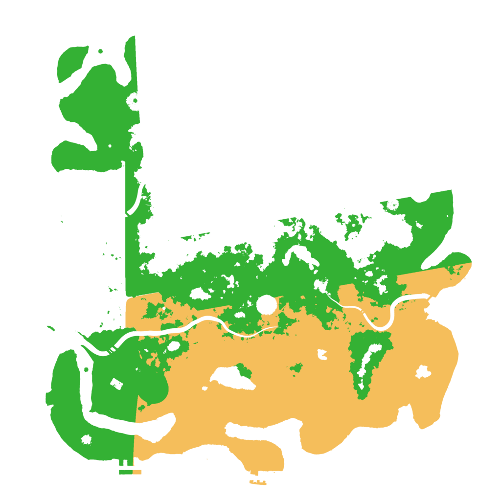 Biome Rust Map: Procedural Map, Size: 4500, Seed: 1153125017