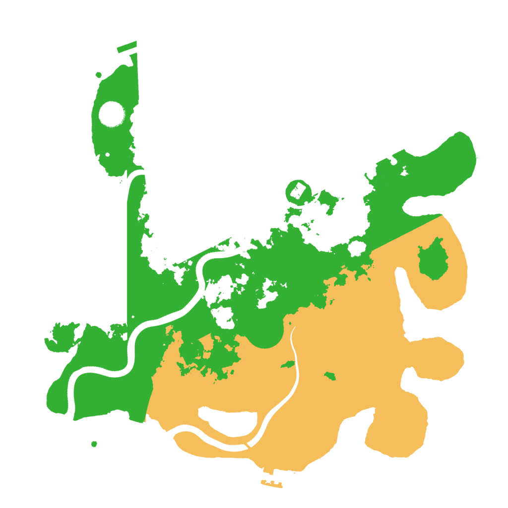 Biome Rust Map: Procedural Map, Size: 3500, Seed: 1142325715