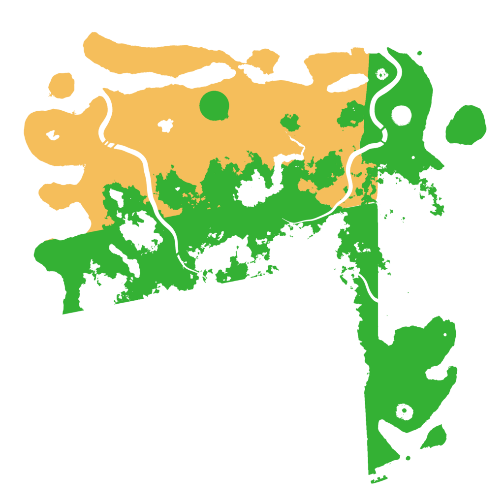 Biome Rust Map: Procedural Map, Size: 4500, Seed: 1399438874
