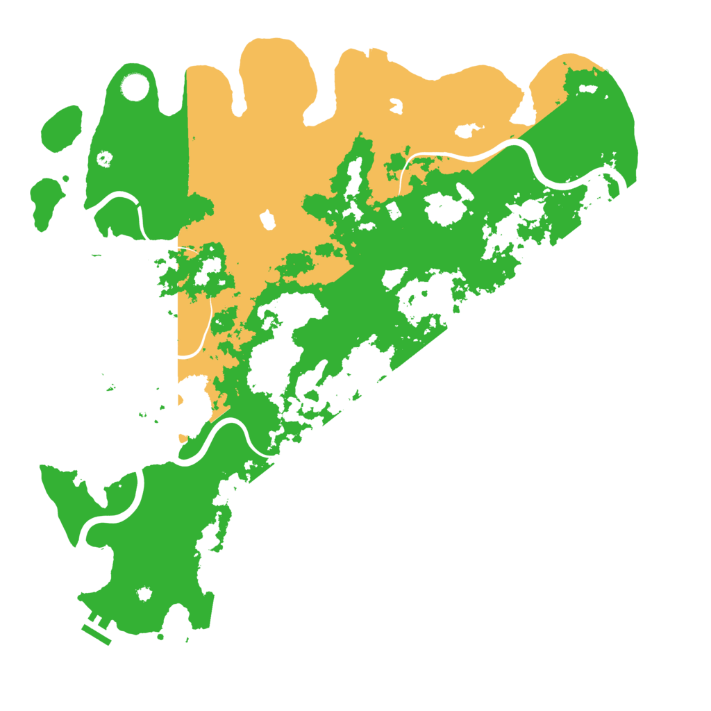 Biome Rust Map: Procedural Map, Size: 4500, Seed: 1131087398