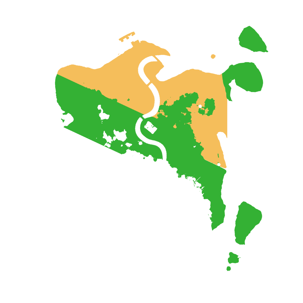 Biome Rust Map: Procedural Map, Size: 2700, Seed: 1756213