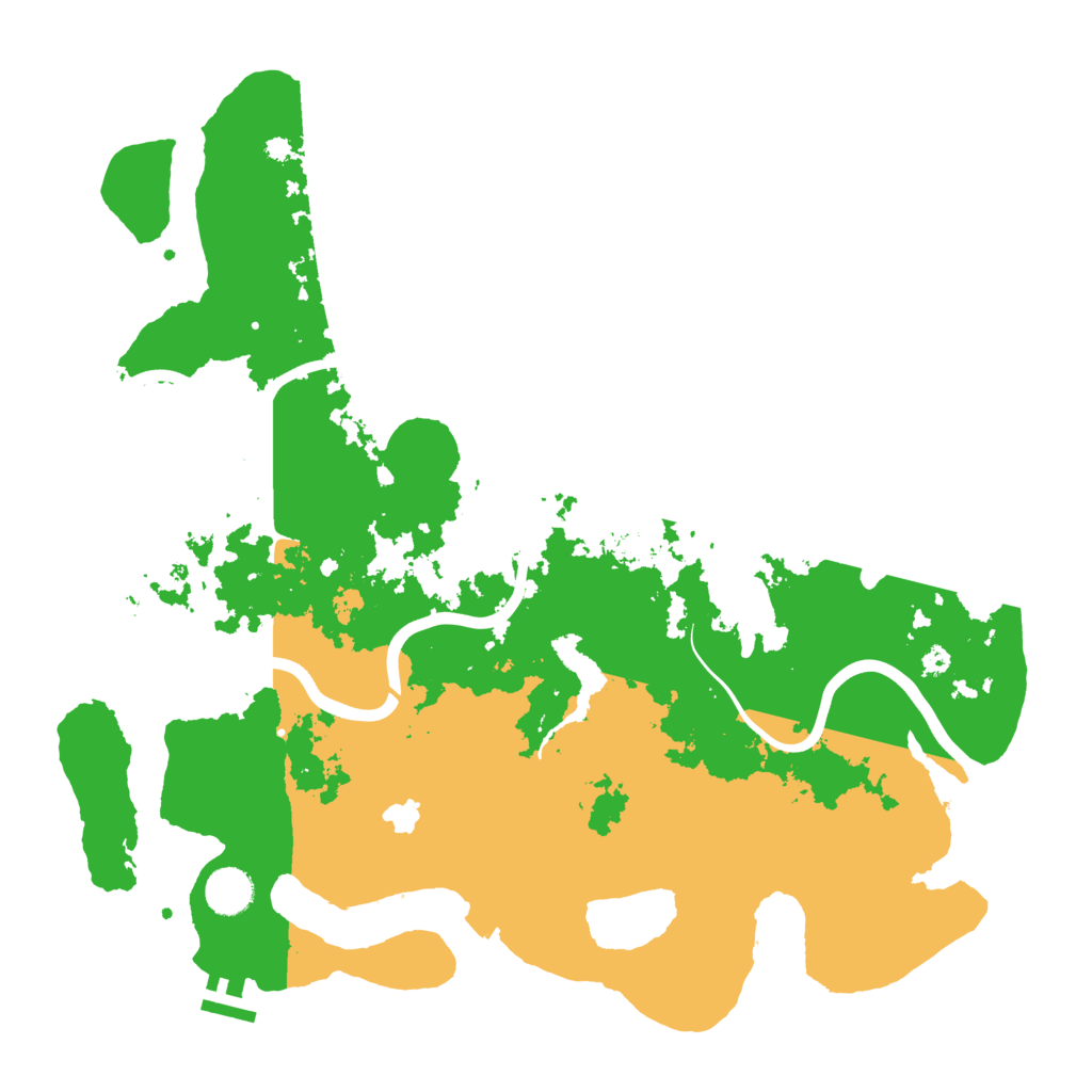 Biome Rust Map: Procedural Map, Size: 4000, Seed: 70092329