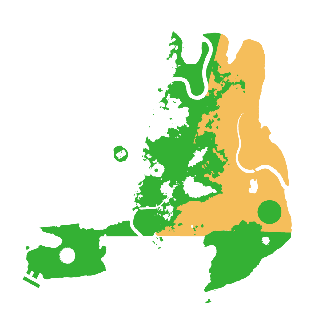 Biome Rust Map: Procedural Map, Size: 3500, Seed: 1350713409
