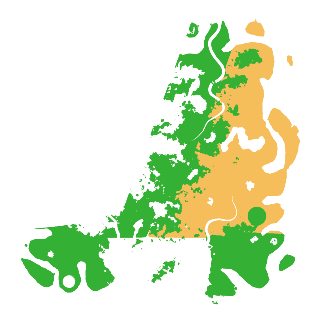 Biome Rust Map: Procedural Map, Size: 4500, Seed: 29661