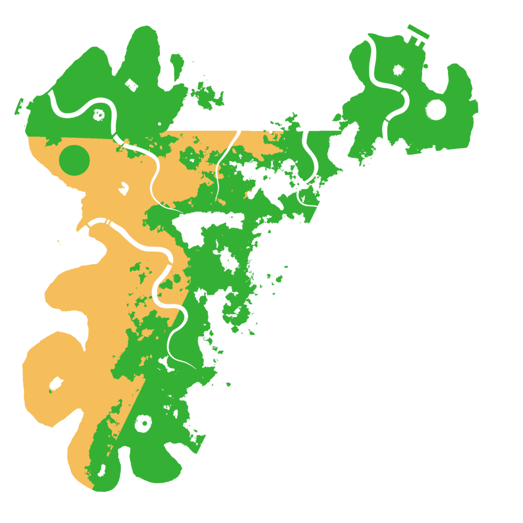 Biome Rust Map: Procedural Map, Size: 4500, Seed: 397508238