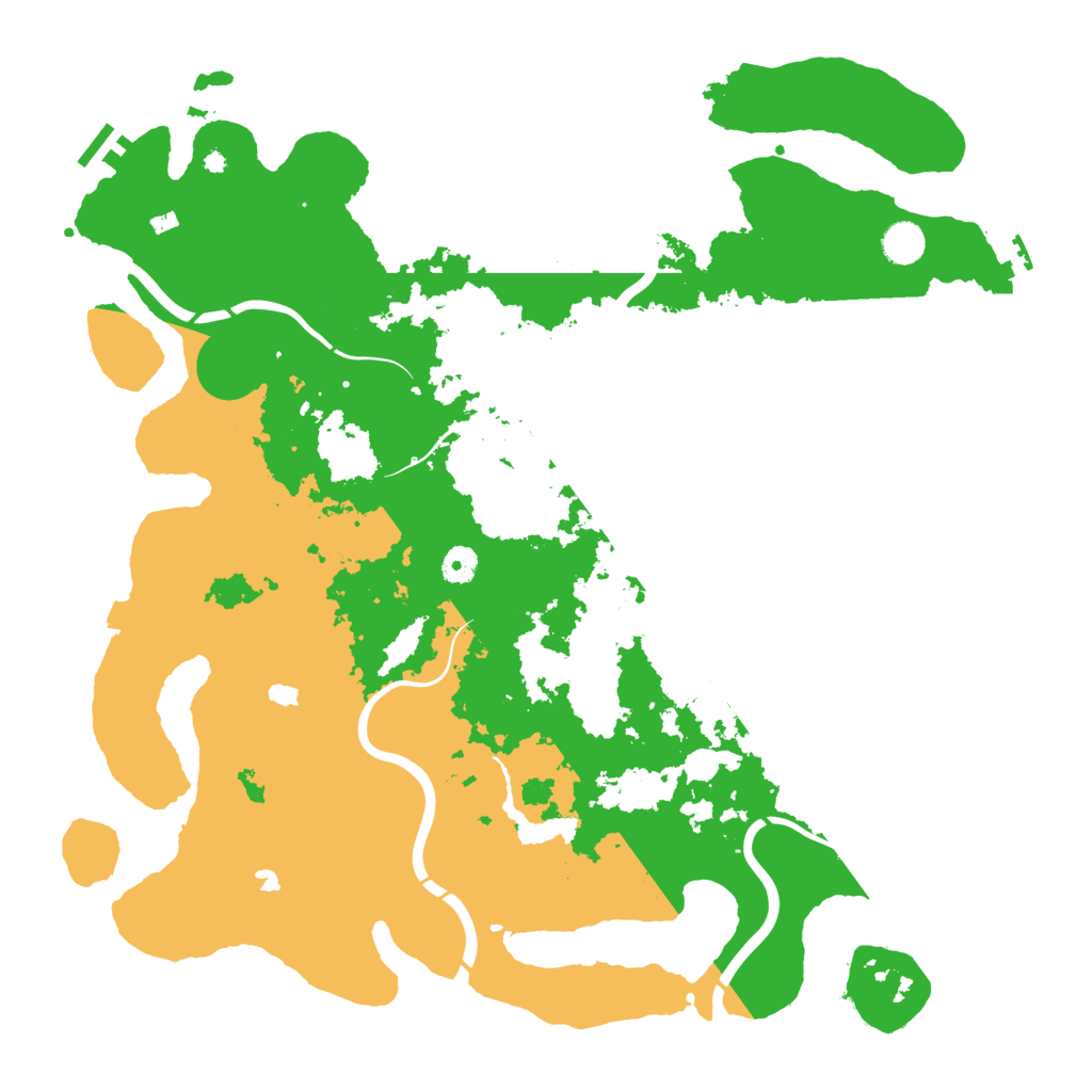 Biome Rust Map: Procedural Map, Size: 4500, Seed: 890323479