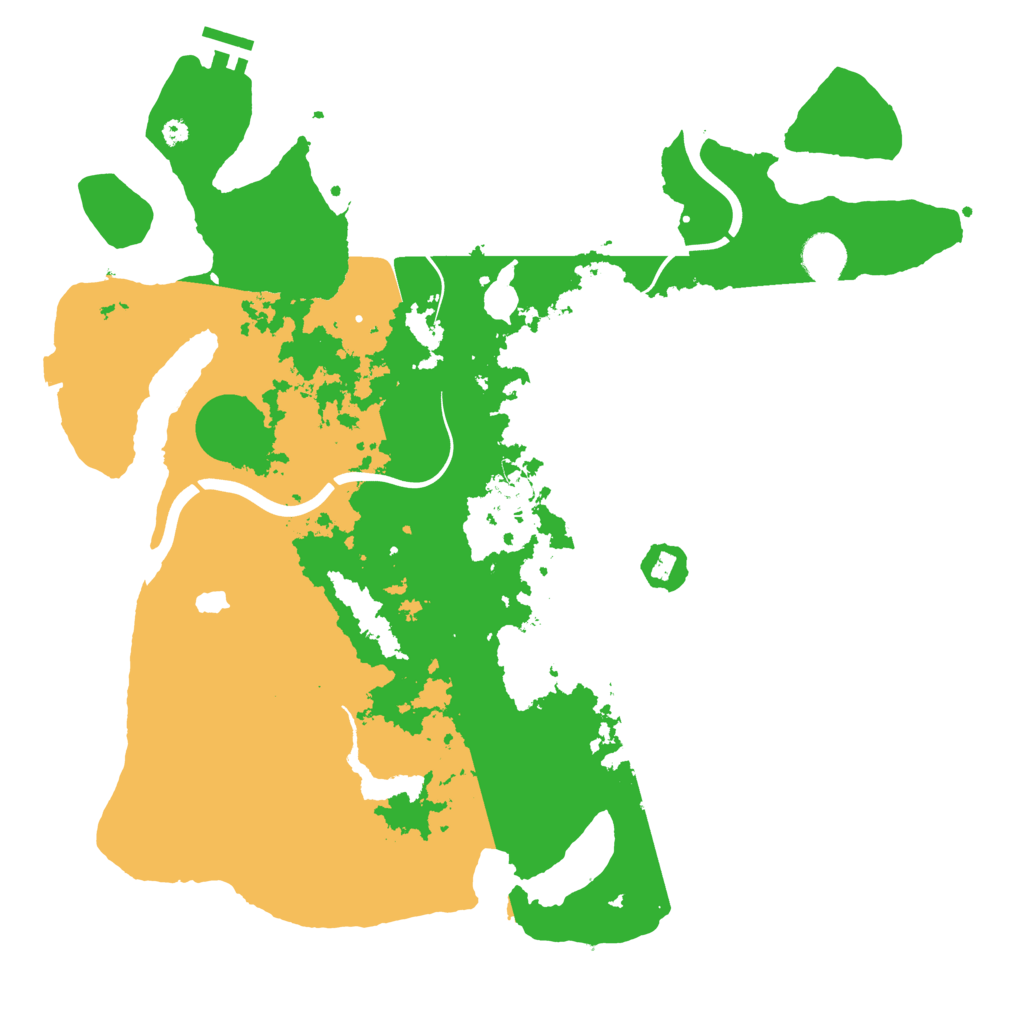 Biome Rust Map: Procedural Map, Size: 4000, Seed: 750983111