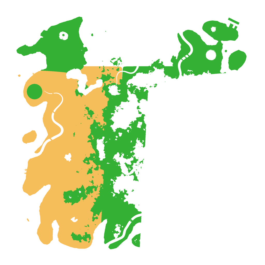 Biome Rust Map: Procedural Map, Size: 4550, Seed: 232